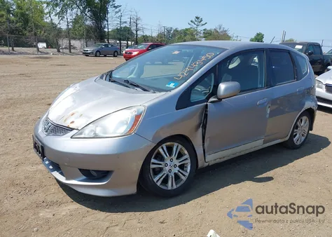 2009 Honda Fit Sport из США, поврежденный, VIN JHMGE88489S010653